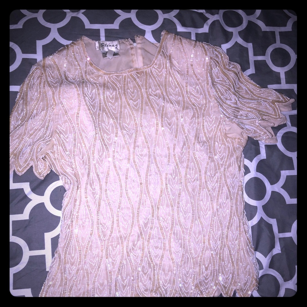 Vintage sequin shirt